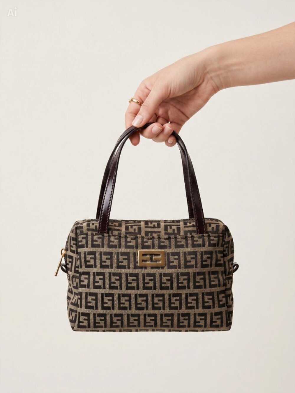 Fendi faux Mini Baguette Shoulder Bag